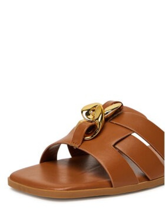 DeeZee Klapki E2031-11 Brązowy