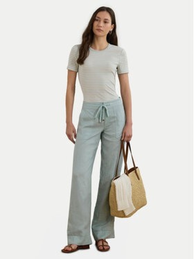 LAUREN RALPH LAUREN Spodnie materiałowe 200735136021 Błękitny Regular Fit