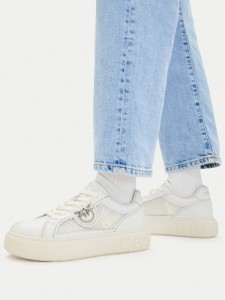 PINKO Sneakersy Yoko 33 SS0181 Biały