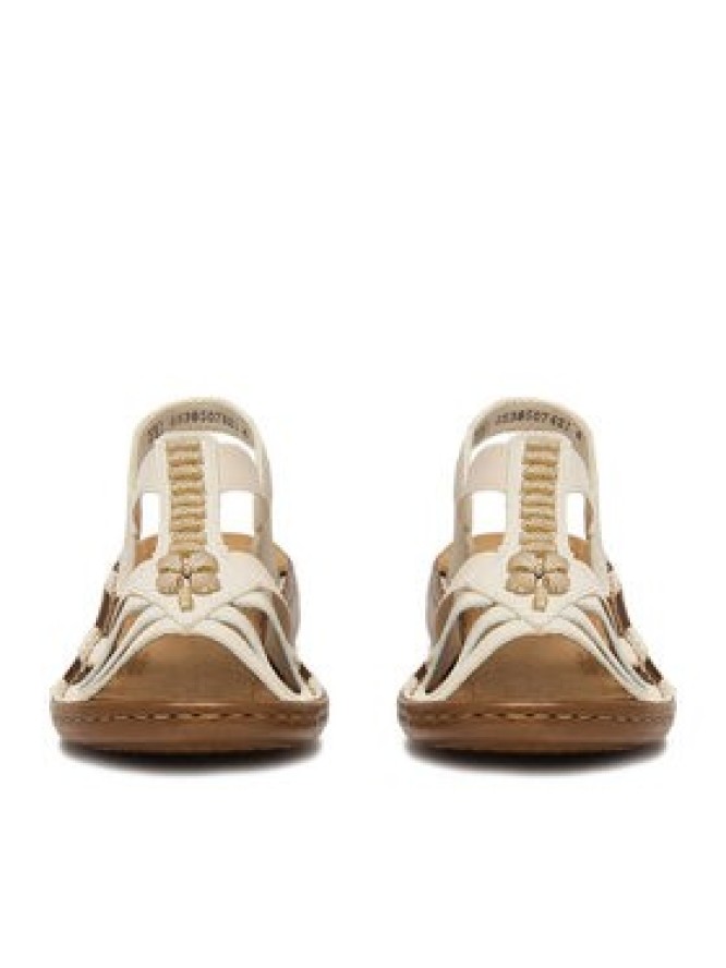 Rieker Sandały CEO-60806-80 Écru