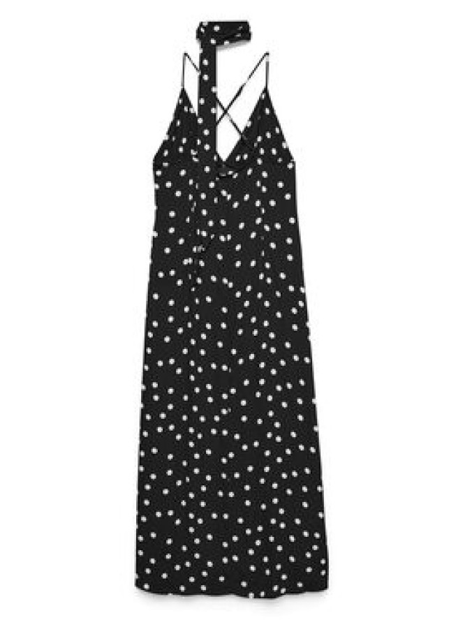 Vero Moda Sukienka letnia Elisa 10350647 Czarny Regular Fit