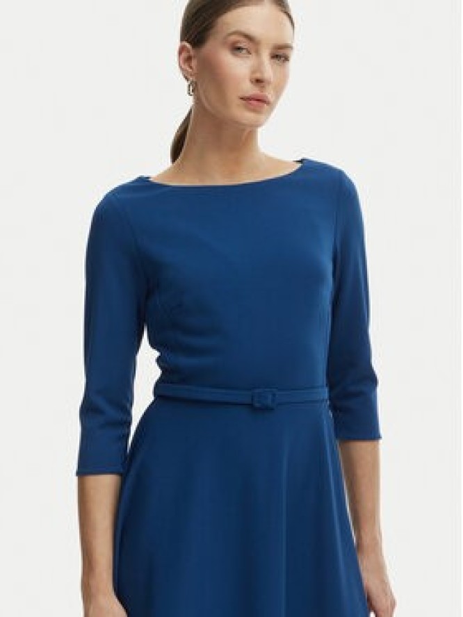 Rinascimento Sukienka koktajlowa CFC0127892003 Niebieski Regular Fit