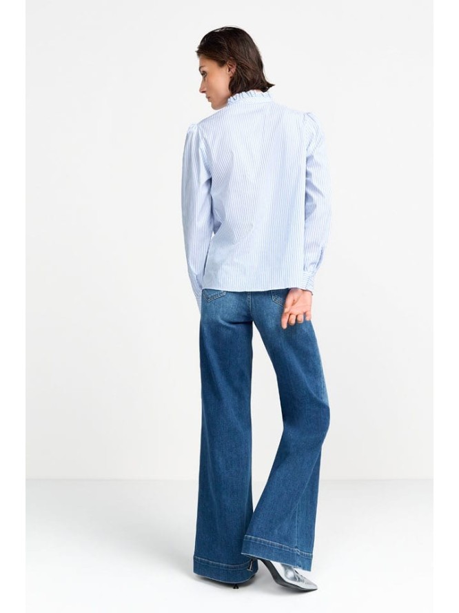 Rich & Royal Bluzka w kolorze błękitno-białym rozmiar: 42