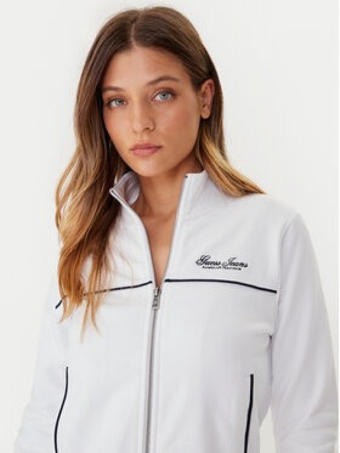 Guess Jeans Bluza W5YQ17 K68I4 Biały Regular Fit