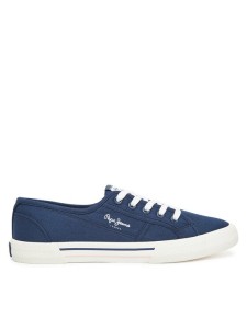 Pepe Jeans Tenisówki Brady Basic W PLS31287 Niebieski