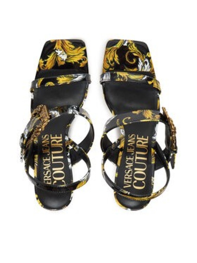 Versace Jeans Couture Sandały 78VA3S71 Czarny