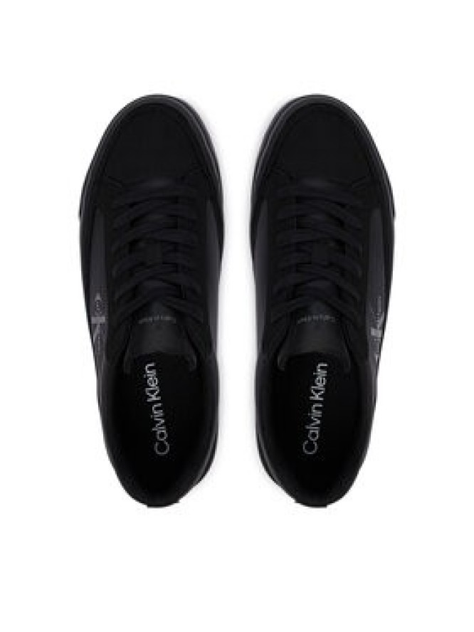 Calvin Klein Sneakersy Vulc Flatf Laceup Ny-Su HW0HW03086 Czarny