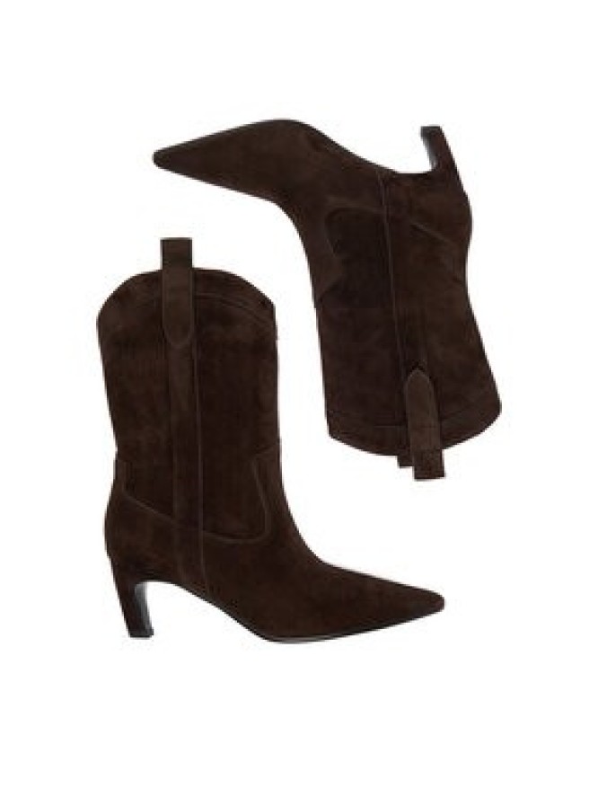 GINO ROSSI Botki EO-ZARA-LT2546 Brązowy
