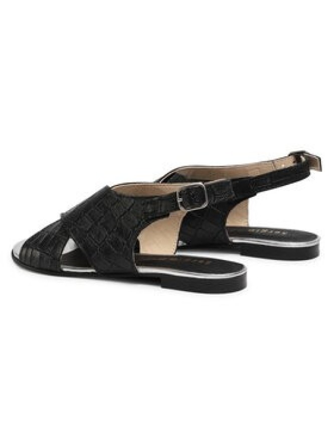 Sergio Bardi Sandały SB-76-11-001164 Czarny