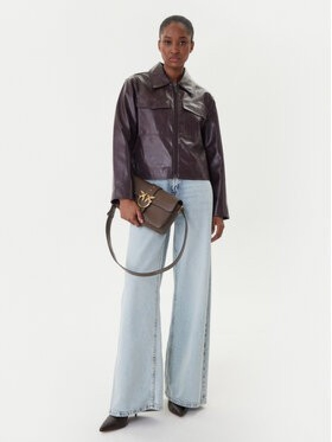 PINKO Torebka Love One Mini Slouchy Fl 104524 A0QO Brązowy