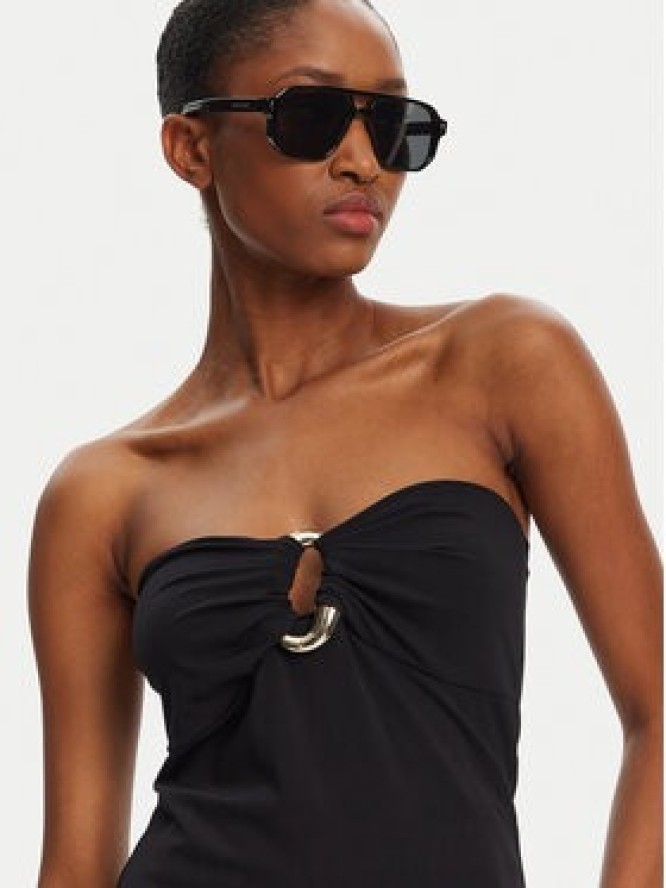 Patrizia Pepe Top 2M4460/J129-K103 Czarny Regular Fit