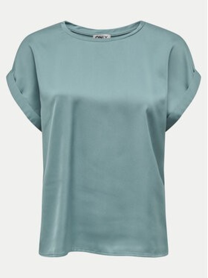 ONLY Bluzka Lieke 15303413 Zielony Regular Fit