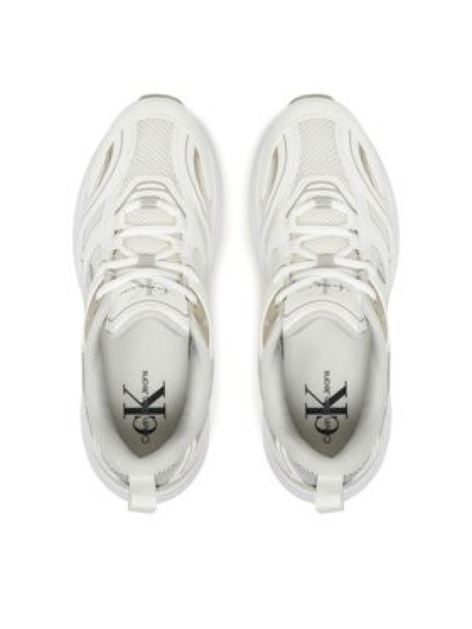 Calvin Klein Jeans Sneakersy Retro Tennis Mesh Ml YW0YW01807 Biały