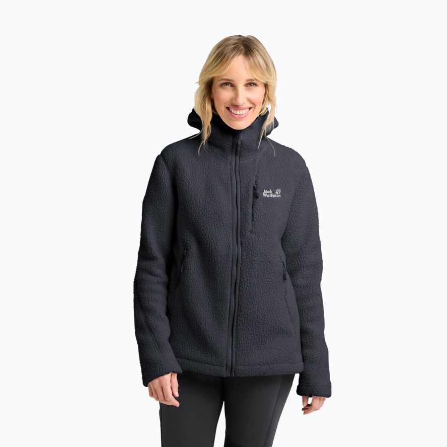 Bluza polarowa damska Jack Wolfskin Cradle Mountain Pile Full Zip