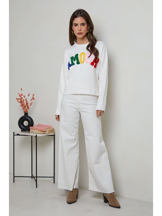 Soft Cashmere Sweter w kolorze białym rozmiar: 34/36