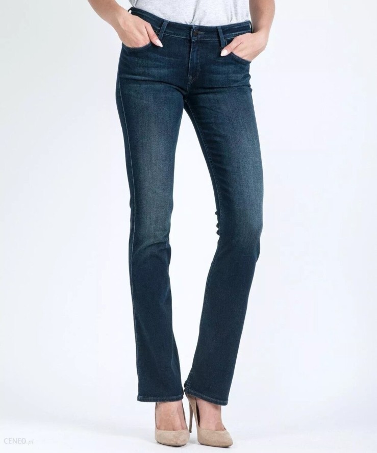 LEE HOXIE SLICK DAMSKIE SPODNIE JEANSOWE JEANSY DŻINSY BLUE L530KSKF 112112193