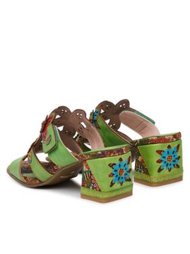 Laura Vita Klapki Jacqueso 09 Zielony