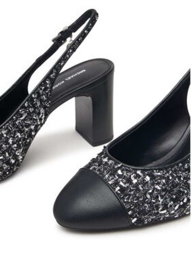 MICHAEL Michael Kors Botki Piper Flex Sling Pump 40F6PIMP1D Czarny