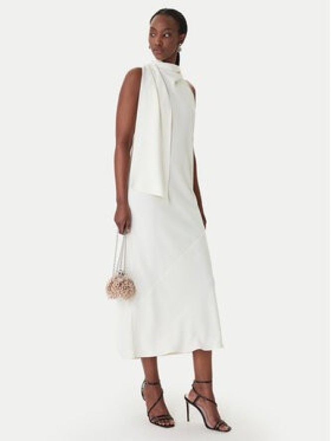 Marella Sukienka koktajlowa Ninfee 2613221083 Écru Regular Fit