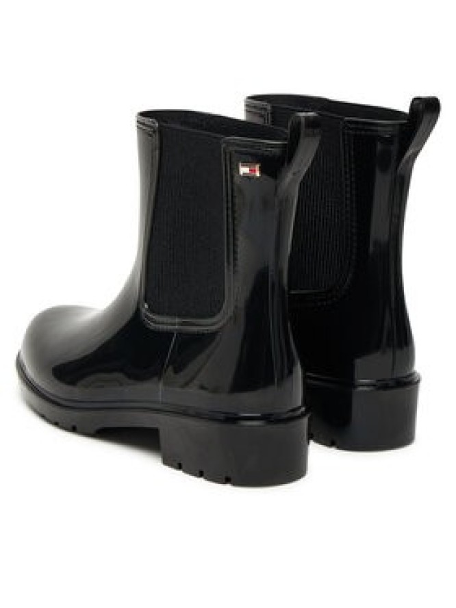 Tommy Hilfiger Kalosze Flag Hardware FW0FW08966 Czarny