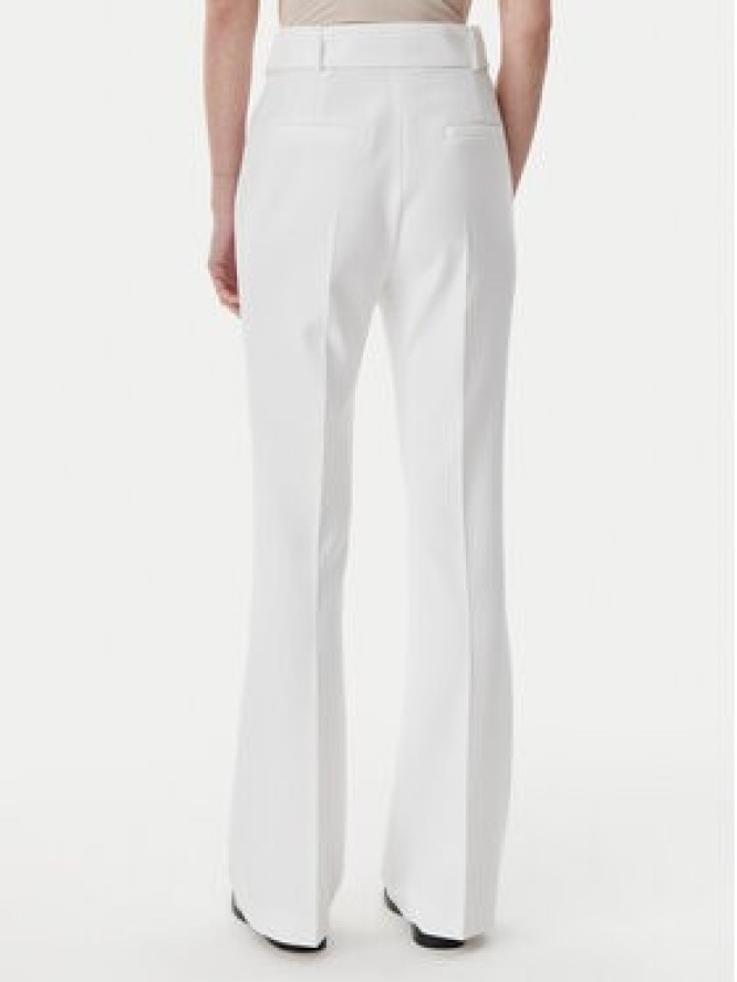 HUGO Spodnie materiałowe 50537602 Biały Flare Fit