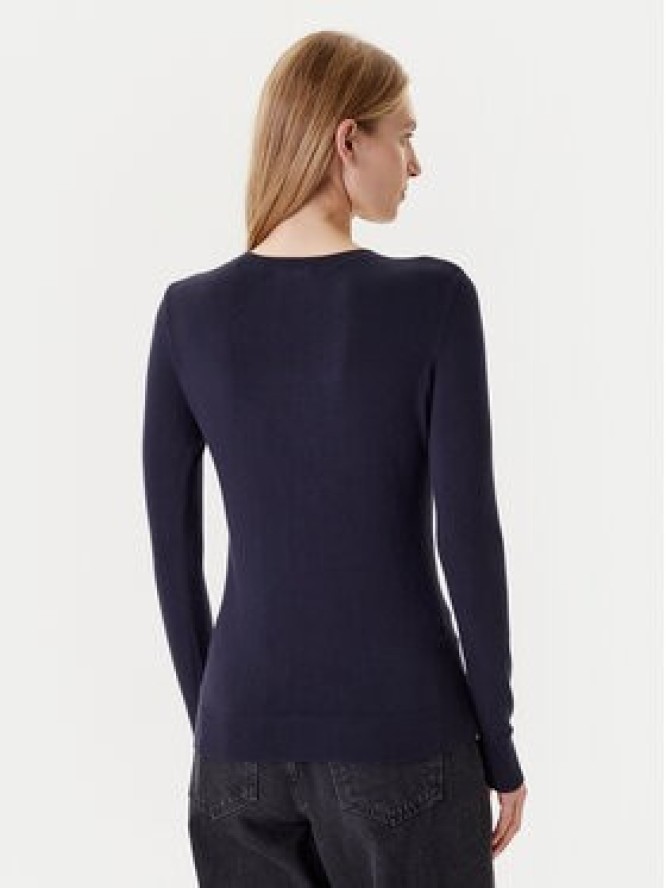 Guess Sweter W5YR23 Z2NQ2 Granatowy Regular Fit