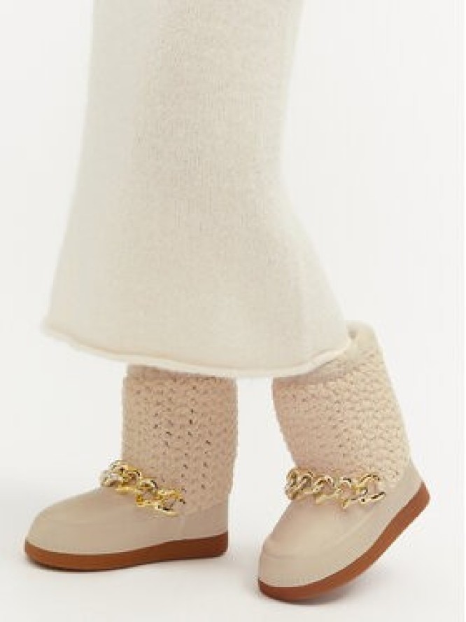 LOVE MOSCHINO Śniegowce JA24322G0LISI120 Beżowy