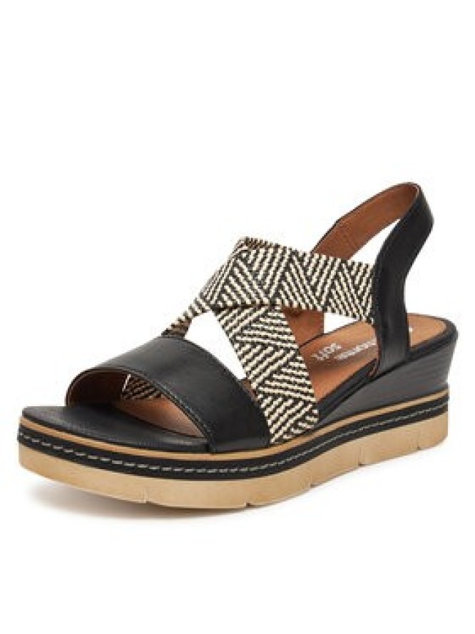 Remonte Sandały D2L54-03 Czarny