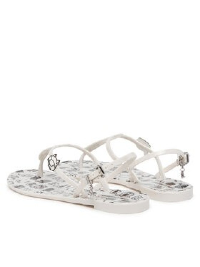 KARL LAGERFELD Sandały Jelly KL80002G Biały