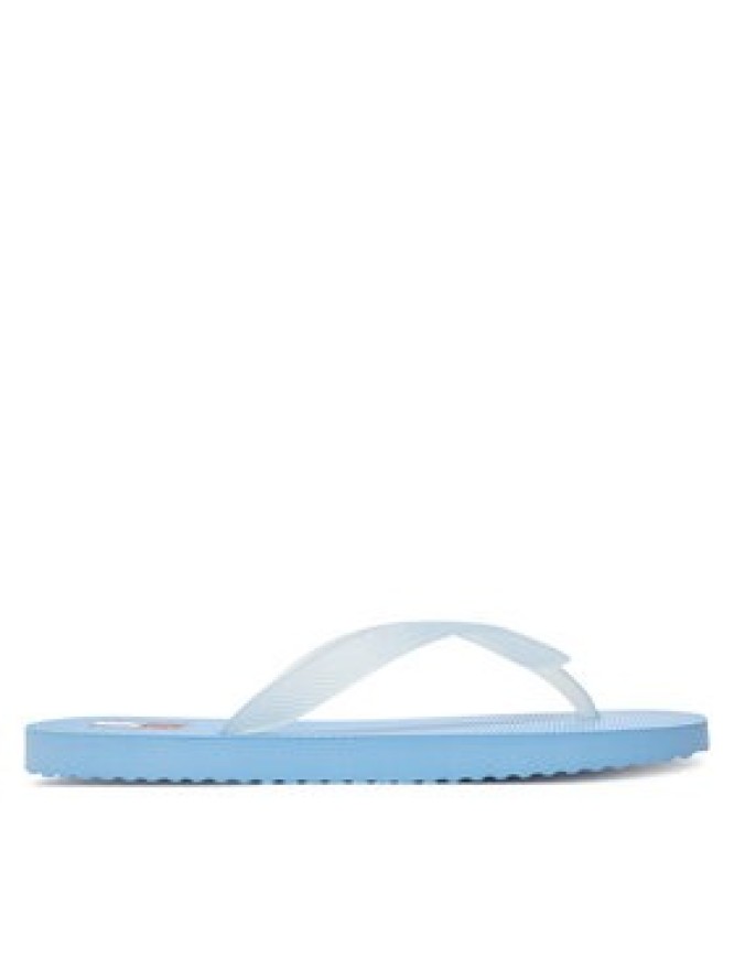 Tommy Jeans Japonki Tjw Logo Flip Flop EN0EN02447 Błękitny