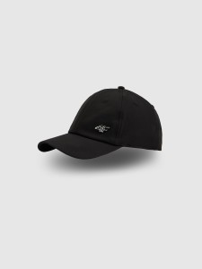 4F Czapka z daszkiem strapback uniseks - czarna L/XL (60cm)