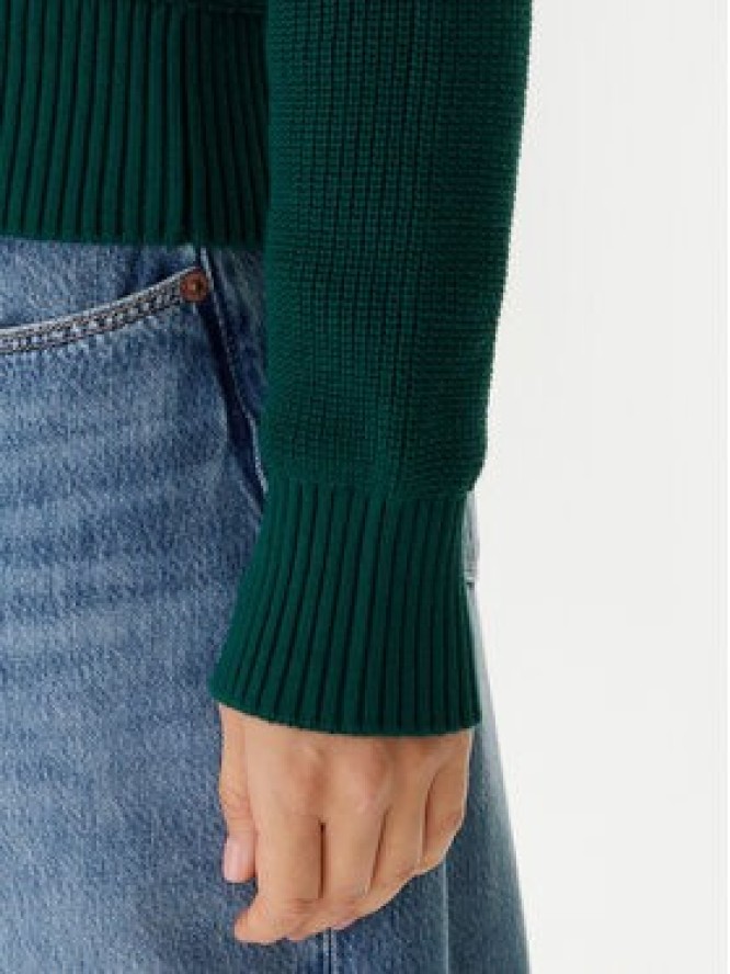 Guess Jeans Sweter W4BR08 Z3HM1 Zielony Regular Fit