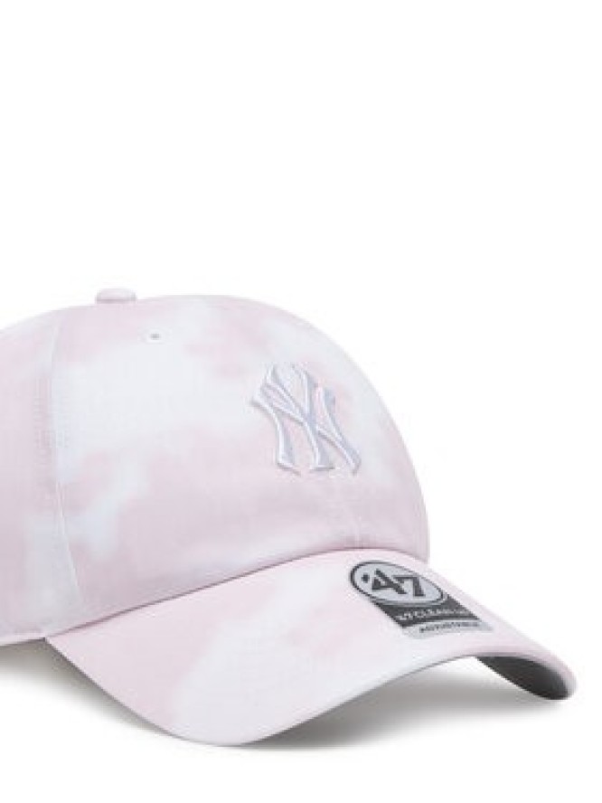 47 Brand Czapka z daszkiem MLB LA Dodgers In The Clouds ’47 Clean Up B-ITCCU17PTS Różowy