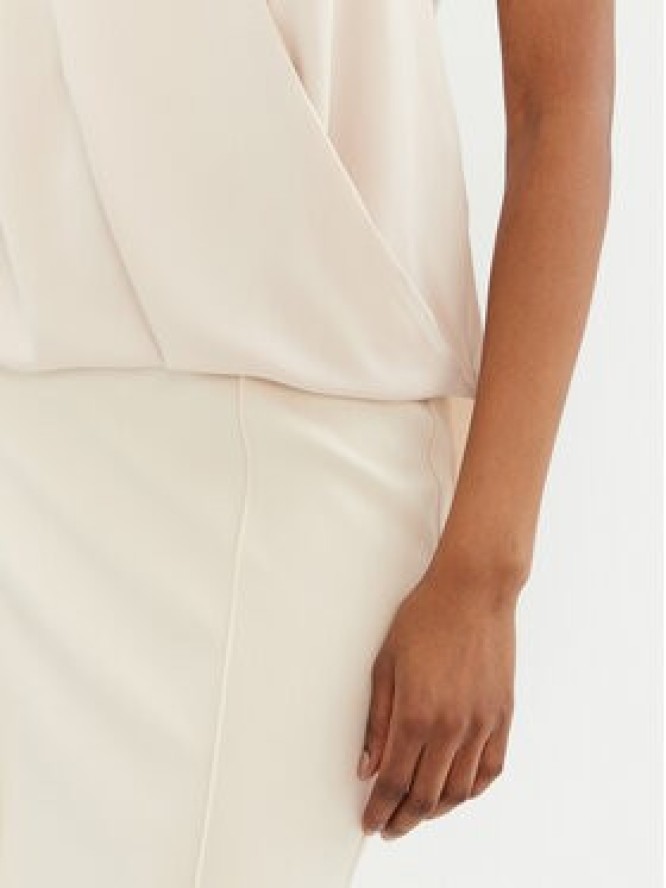 Rinascimento Bluzka CFC0122910003 Beżowy Regular Fit