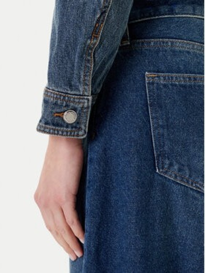 Morgan Kurtka jeansowa 252-GPERF Granatowy Regular Fit