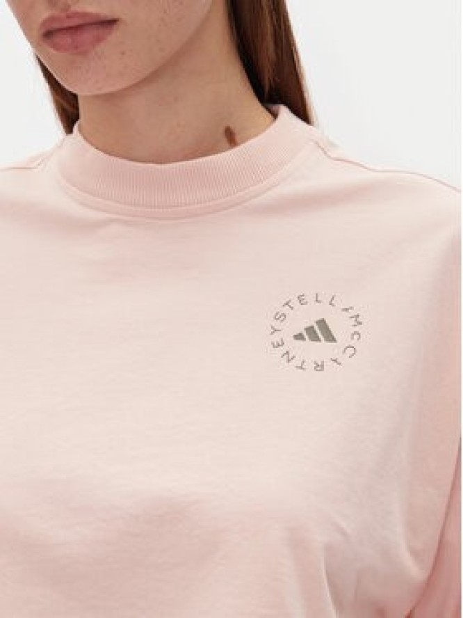 adidas by Stella McCartney T-Shirt JJ0081 Różowy Oversize