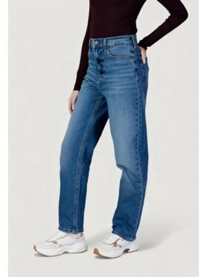 Calvin Klein Jeans Jeansy LV047E907G Niebieski Taper Fit