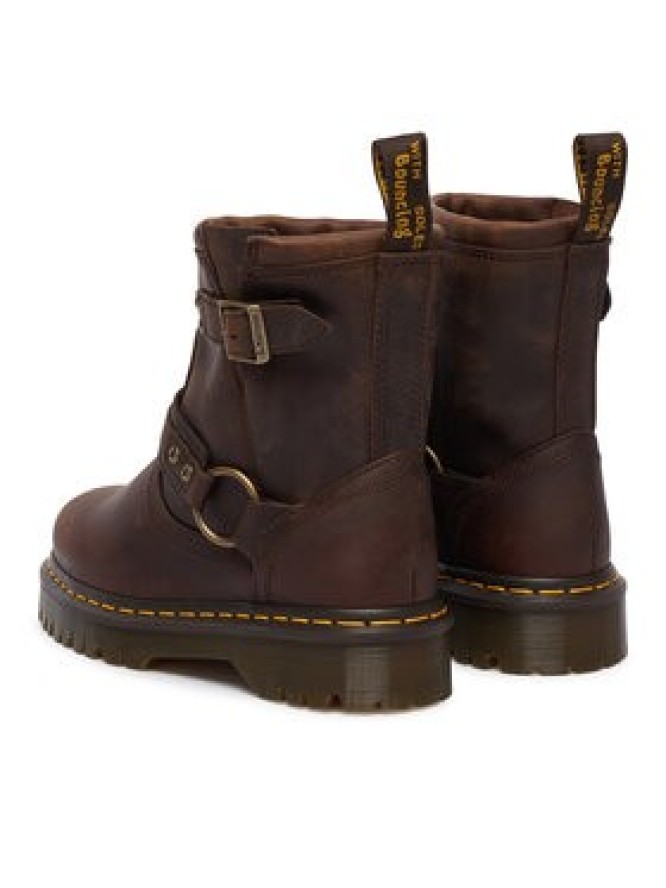Dr. Martens Botki Crazy Horse DM41870200 Brązowy