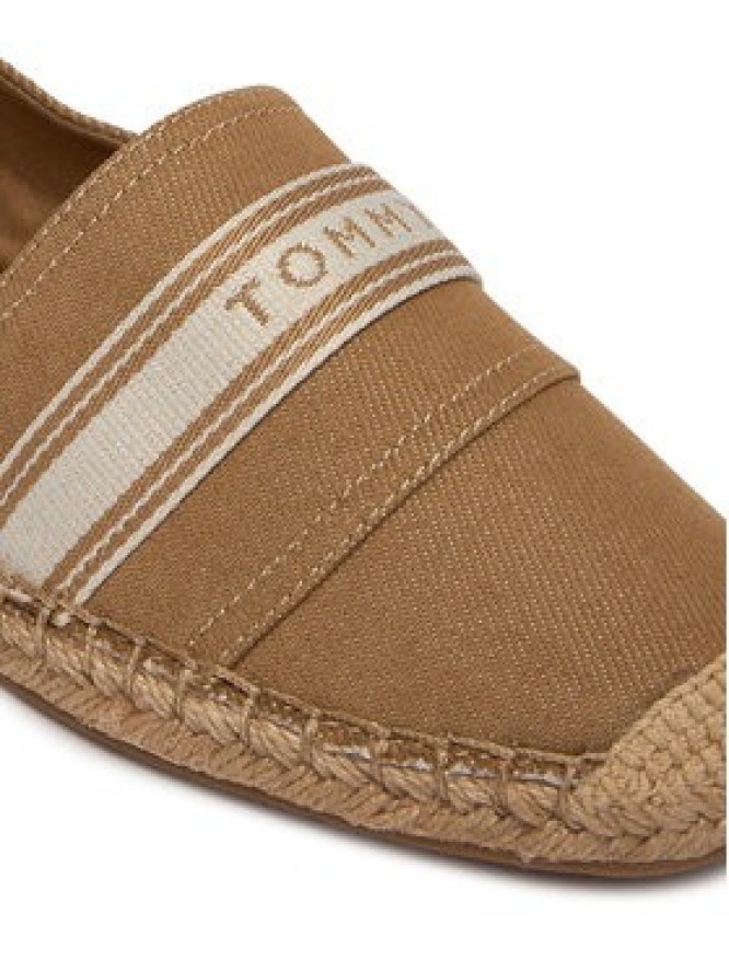 Tommy Hilfiger Espadryle Hilfiger Webbing Espadrille FW0FW09334 Brązowy