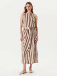 United Colors Of Benetton Sukienka letnia 48I5DV0BK Beżowy Regular Fit