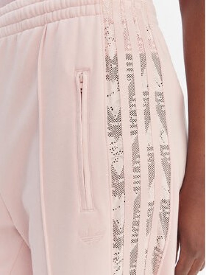 adidas Spodnie dresowe Firebird Lace KC6444 Różowy Loose Fit