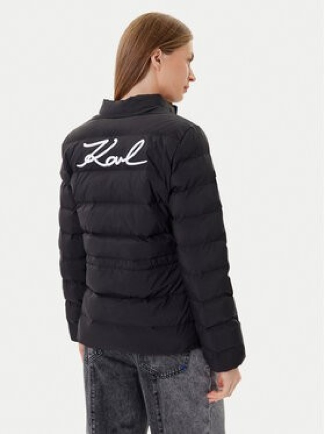 KARL LAGERFELD Kurtka przejściowa A1W15049 Czarny Regular Fit