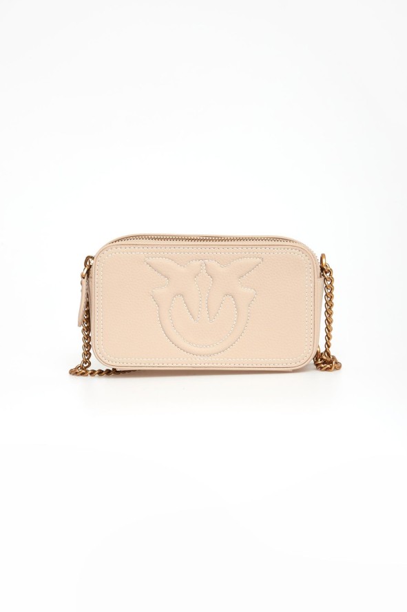 Torebka damska skórzana Carrie Camera Case Mini PINKO