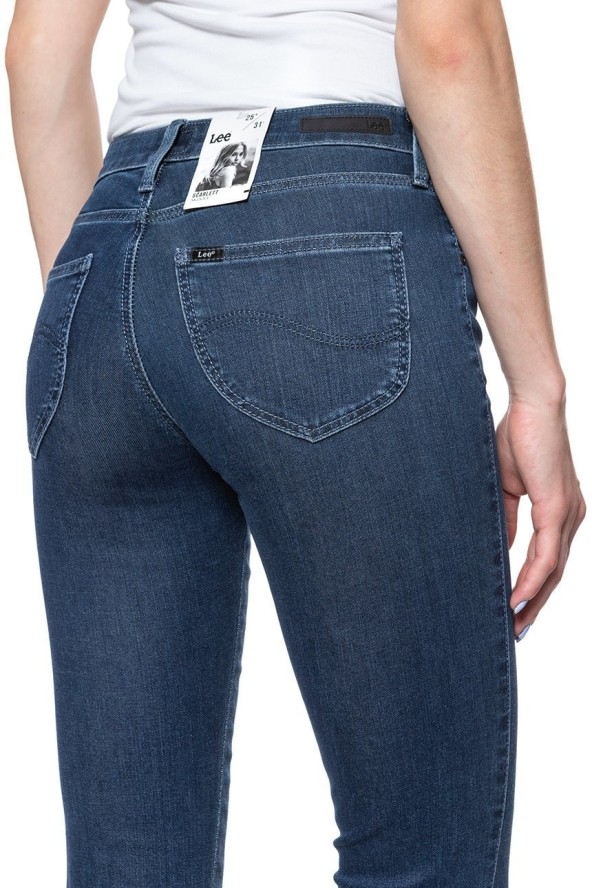 SPODNIE DAMSKIE LEE SCARLETT BLUEBERRY L526RKPJ 112111863
