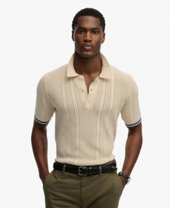 superdry Koszulka polo z krótkim rękawem z dzianiny 100% bawełna organiczna –