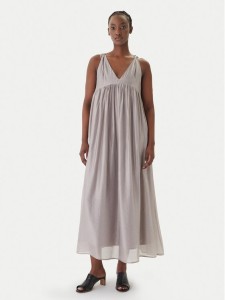 Eleh Sukienka letnia SS260270 Szary Relaxed Fit