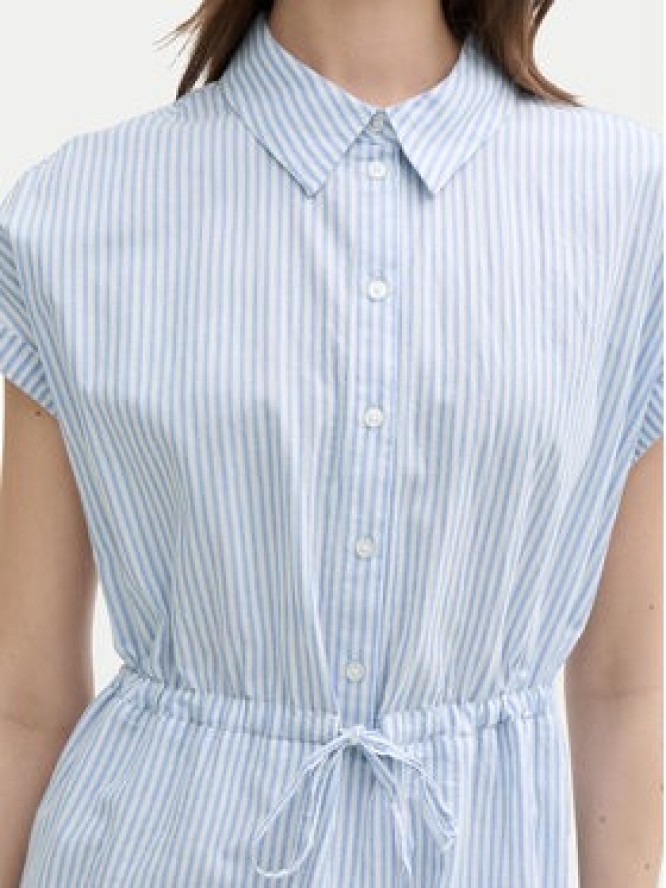 Tom Tailor Denim Sukienka koszulowa 1045766 Niebieski Regular Fit