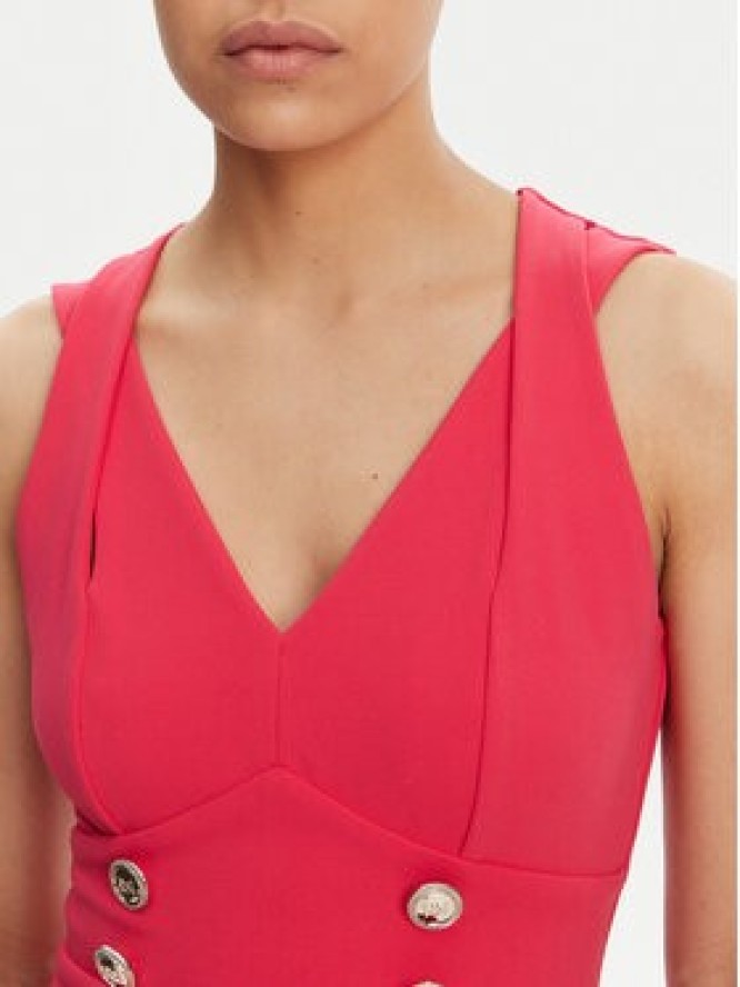 Rinascimento Sukienka koktajlowa CFC0019924002 Różowy Regular Fit