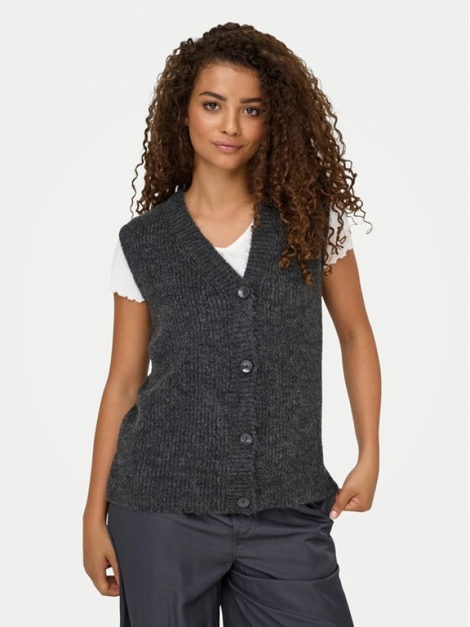 ONLY Kardigan Jane 15354283 Szary Regular Fit