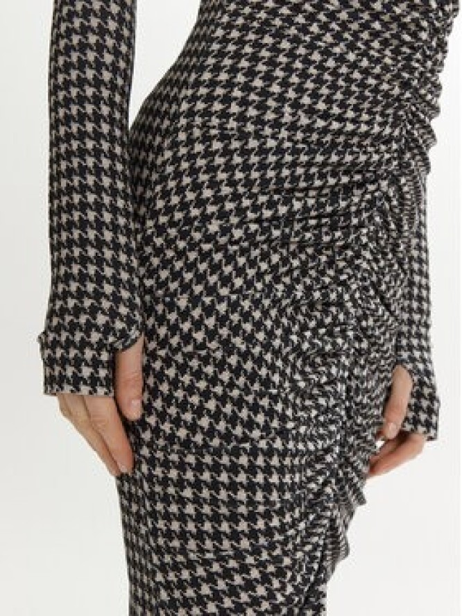 NORMA KAMALI Sukienka codzienna KK3243PLD25657 Szary Slim Fit